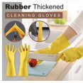 thumbnail image 3 of HerrnaliseReusableHousehold Gloves,Rubber Dishwashing gloves, Extra Thickness, Long Sleeves, Kitchen Cleaning, Working, Painting, Gardening, Pet CareRollbacks !, 3 of 9