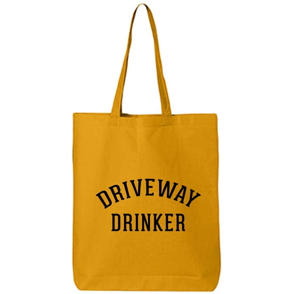 Driveway Drinker Cotton Canvas Tote Bag