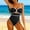 Black, variant on Sakmal Full Coverage Womens One Piece Swimsuits Bathing Suit Black Holiday Sweetheart Bthing Suit for Women L