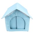 thumbnail image 2 of Grande Maison pour Chat Extérieure Imperméable avec Abri Isolé pour l'Hiver, Maison pour Animaux Fermée Résistante aux Intempéries pour Voyage, Activités et Confort, 2 of 7