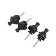 thumbnail image 3 of Shisuyan Guitar Strap Locks Round Head Guitar Strap Button Lock Black 4Set, 3 of 3