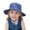 Dark Blue, variant on LRen Tea Party Hats for Girls Breathable Fisherman Sun Hat for Babies and Toddlers UPF 50 Wide Brim Lightweight Outdoor Summer Beach Cap Light Green