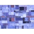 thumbnail image 1 of Ahgly Company Indoor Rectangle Patchwork Blue Transitional Area Rugs, 2' x 3', 1 of 4