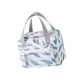 thumbnail image 4 of Lunch Bag Handheld Portable Large Capacity Thickened Warm Keeping Aluminum Film for Picnic White Leaves, 4 of 5