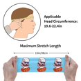 thumbnail image 7 of Wukai Sushi Salmon Surfing Sports sweatband,Men & Women Sweatband Headband for Running, Cross Training, Racquetball, Working Out, 7 of 7