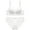 White, variant on Women's French Sexy Gathering Large Size Bra Set Ultra-Thin Big Breasts Shows Small Collection