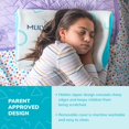 thumbnail image 4 of Almohada MLILY Kids de espuma viscoelástica ajustable 30 x 50 cm, color azul, 4 of 7