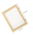 thumbnail image 2 of AURARMLET Paper Making Deckle Pine Frame 1Set for Craft Learning Light Brown DIY Design, 2 of 6