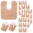 thumbnail image 1 of 30 piezas de almohadillas metatarsianas de fieltro en forma de U, almohadillas para el antepié, alivio del dolor, cojín para los pies, mantiene la protección contra el roce, adhesivo para za, 1 of 5