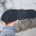 thumbnail image 4 of PiGOGI Women's Metallic Thin Strap Flat Sandals Non-Slip Comfortable Slide Summer Black 5.5, 4 of 9
