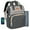 Grey, variant on Baby Diaper Bag Backpack for Boy & Girls, Kabaqoo Travel Diaper Backpack Newborn Essentials Gift, Pink
