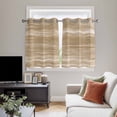 thumbnail image 4 of Brown Kitchen Curtains Window Panels, Vintage Modern Abstract Art Ombre Insulated Window Treatment Curtain, Grommet Curtains for Bedroom/Living Room/Bathroom, 2 Piece 42"Wx54"L, 4 of 8