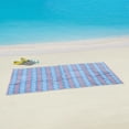 thumbnail image 2 of Mainstays Wavy Stripe Blue Eyes Beach Towel, Size 72" x 36", 2 of 6