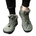 thumbnail image 3 of Xiaoxatg Women's Boots Thick Warm Outdoor Shoes for Sports Hiking and Cycling with Five Toe Design Non- Features 7.5 Army Green, 3 of 8