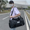 thumbnail image 1 of Bolsa de fitness de nailon, bolsas de gimnasio portátiles multifuncionales para hombres y mujeres (negro) Likrtyny Para Estrenar, 1 of 9