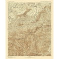 thumbnail image 3 of USGS 12x14 Black Modern Framed Museum Art Print Titled - Mt Guyot Tennessee North Carolina Sheet, 3 of 5