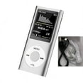 thumbnail image 1 of YOPTOP MP3 Music Player HIFI MP3 Player Digital LCD Screen Voice Recording FM Radio Recorder Player Card Reader,Silver, 1 of 4