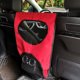thumbnail image 2 of Kenally Red de barrera para mascotas de coche, asiento trasero de seguridad para bebés, asiento de nailon, malla divisoria extraíble, Ventana automotriz Rojo, 2 of 6