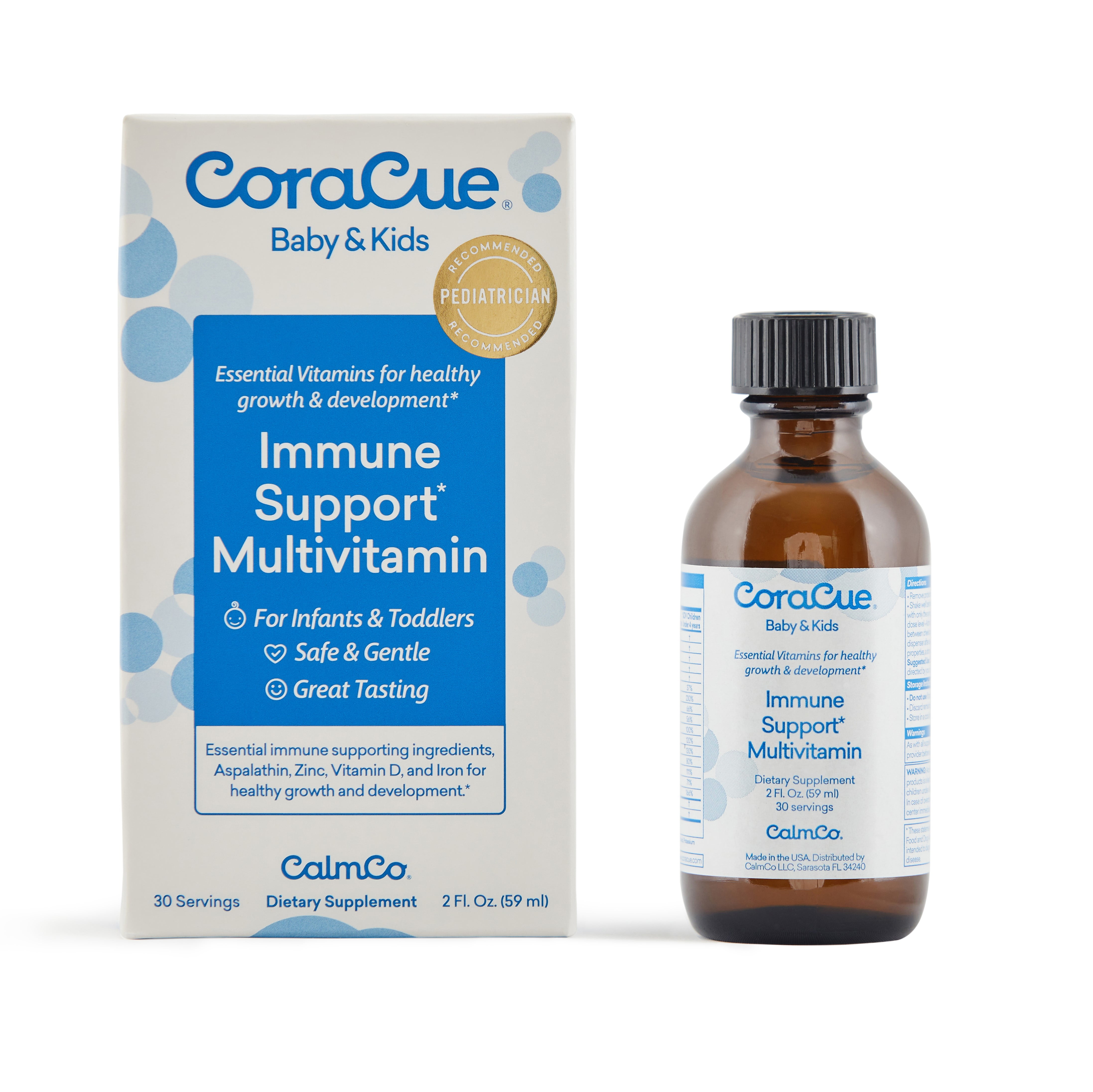 CalmCo, CoraCue Immune Support* Liquid Multivitamin for Infants & Toddlers, 2 fl. oz
