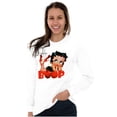 thumbnail image 3 of Vintage Betty Boop Cartoon Cherry Women's Long Sleeve T Shirt Brisco Brands S, 3 of 5