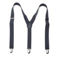 thumbnail image 4 of YAOBAMM Solid Color Suspenders Unisex Elastic Strap Suspenders Y Back Braces Solid Color Adjustable Party Daily Accessory, 4 of 7