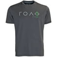 thumbnail image 1 of Phi Tee Golf Men's Tech Performance T-shirt, X-Large Dark Gray, 1 of 3
