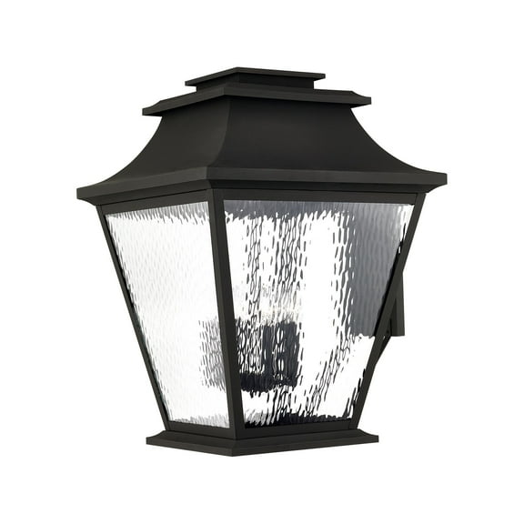 Livex Lighting Hathaway Outdoor Wall Lantern in Black