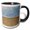 Black/White, variant on 3drose, France, Provence, Sault, Hillsides of Wildflowers., 11oz Two-tone Red Mug