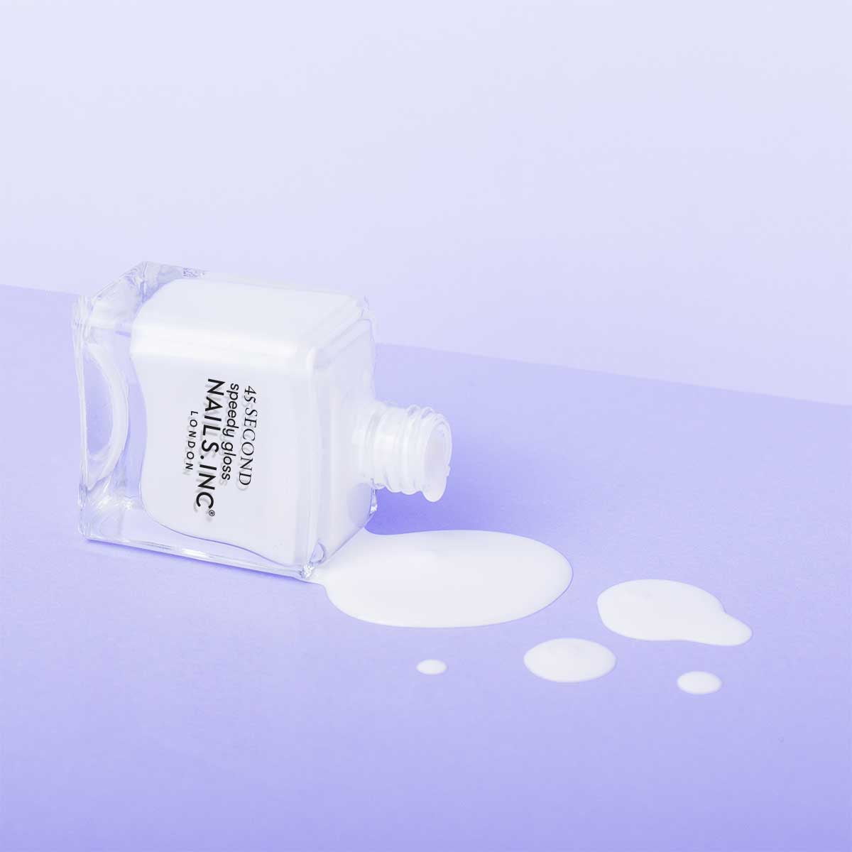 Nails.INC Quick Drying Nail Polish, Willa, Pure White, 0.47 fl oz