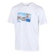 thumbnail image 4 of Regatta - Camiseta Fingal Slogan Triatlón para Hombre (Blanco), 4 of 6