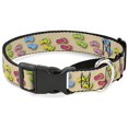 thumbnail image 1 of buckle-down flip flops3 sand multi color martingale dog collar, 1 of 1