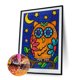 thumbnail image 2 of Cuadros Decorativos Forma especial completa taladro diamante pintura búho cristal dibujar artesanía (CU049) Likrtyny embutido en tela, 2 of 8