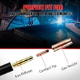 thumbnail image 4 of Mig Welding Gun Accessory, Welder Replacement Kit for Lincoln Magnum 100L Tweco Mini/#1, Welding Tips + Gas Nozzles + Gas Diffuser, 4 of 4