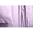 thumbnail image 4 of King Size 3 Piece Duvet Cover with 4 Piece Sheet Set - 7 Piece 100% Egyptian Cotton - Zipper Closure Quilt Cover with 12" Deep Pocket Fitted Sheet - 400TC Bedding - Lavender Solid., 4 of 9
