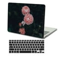 thumbnail image 1 of KSK KAISHEK Hard Case Only for Newest MacBook Air 13 inch( Touch ID, 2018 - 2022) + Black Keyboard Cover Model A2337 m1&A2179&A1932, USB Type-C Flower 0214, 1 of 5