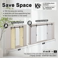 thumbnail image 4 of 50" X 84" Pine Solid Core Wood Unfinished K/Plank Bi-Fold Barn Door With Installation Hardware Kit, 4 of 8