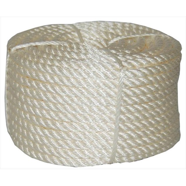 625 in. x 50 ft. Twisted Nylon Rope Coilette