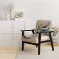 thumbnail image 2 of Designart "Douce Expression Minimaliste" Chaise d'Appoint Moderne Rembourrée Verte - Fauteuil Moderne pour Salon, 2 of 7