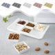 thumbnail image 1 of XWSHYW Aparatos de Utensilios de Cocina. Versátil Bandeja para Servir Frutas y Refrigeradores con 6 Ranuras, Práctico Organizador de Frutas y Refrigeradores con Múltiples Compartimentos, Mantiene Su, 1 of 7