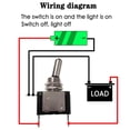 thumbnail image 3 of Palanca De Iluminación Basculante 12 V 20 A Interruptor De Palanca De Iluminación Led Blanca De 3 Pines Con Cubierta De Seguridad Impermeable Para Carreras Automotrices Motocicleta 3 Interruptores seitruly TO005573-02, 3 of 7