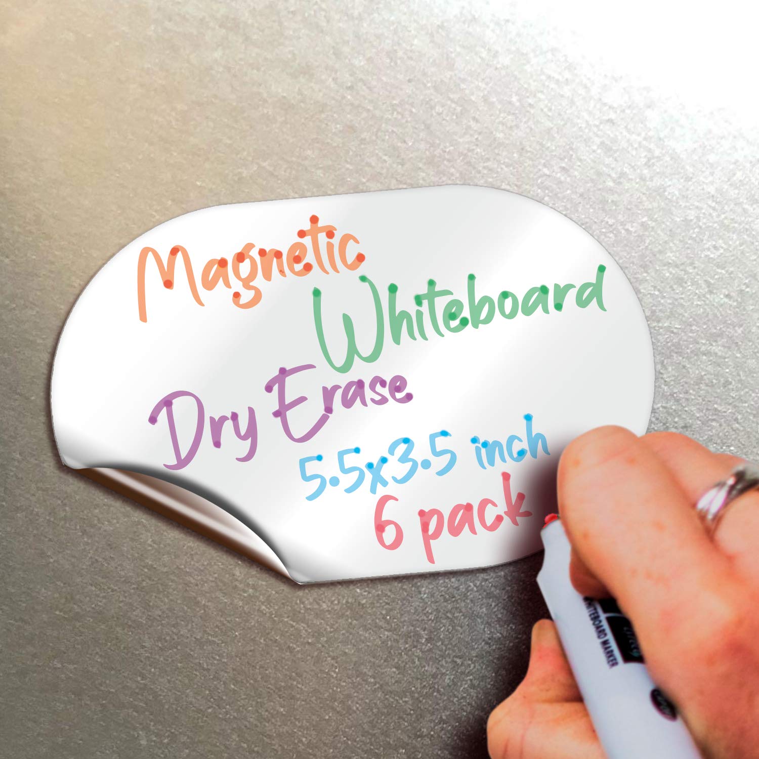 iSYFIX Dry Erase Whiteboard Notes 5.5 x 3.5 inch, 6 pack