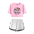 thumbnail image 2 of Henjin no Salad Bowl Tshirt&Shorts Fashion Merch Neval Short T-shirt Streetwear Anime Top and Shorts, 2 of 4