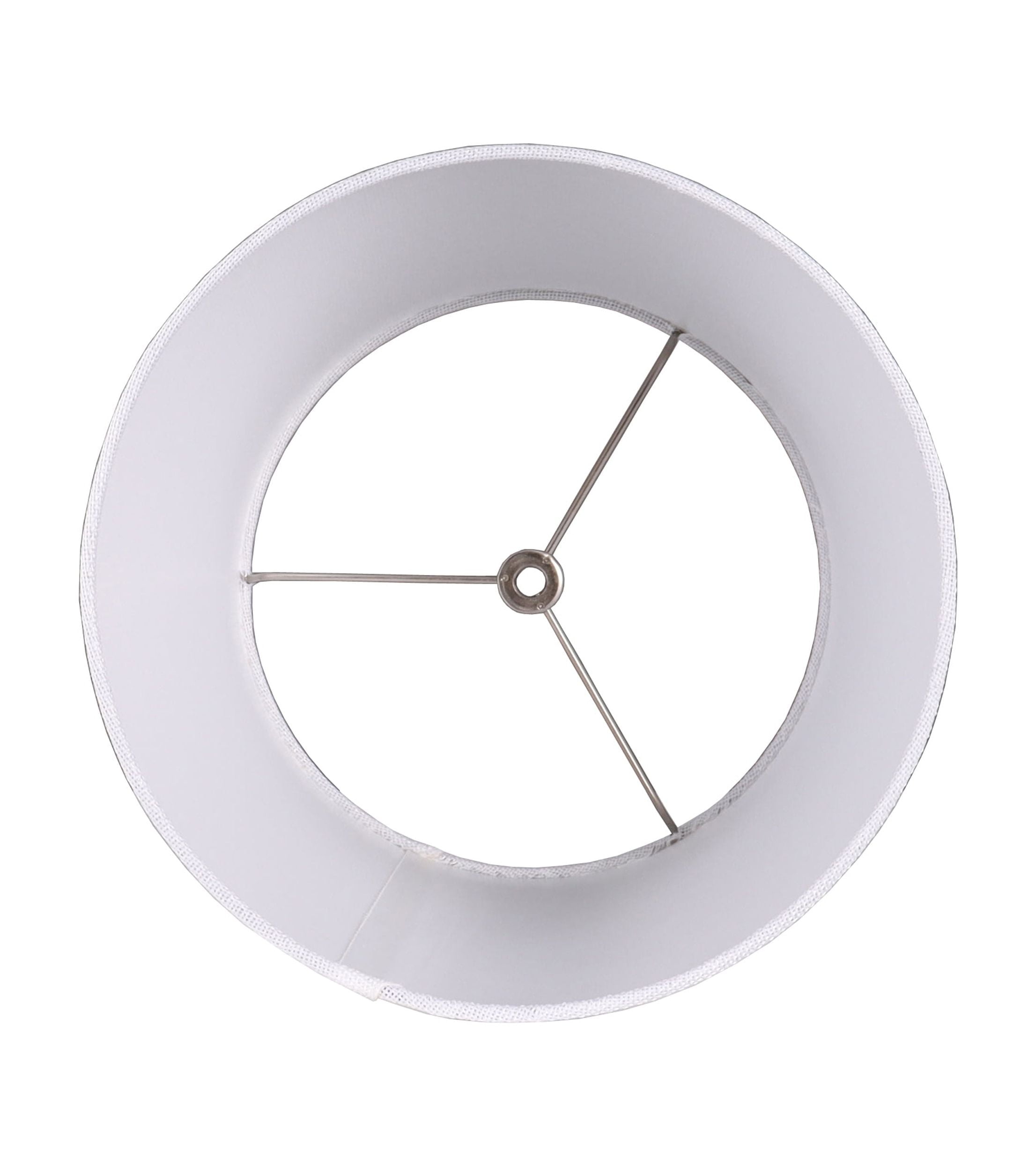 Mainstays 9" White Lamp Shade with Spider Fitter