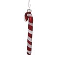 thumbnail image 4 of Northlight 4.25" Red and White Glass Candy Cane Christmas Ornament, 4 of 4