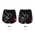 thumbnail image 3 of Salouo French Bulldog Print Women's 2 in 1 Running Shorts Double-Layer Shorts Athletic Workout Gym Yoga Shorts Running Shorts for Women-Large, 3 of 7
