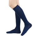 thumbnail image 1 of Calcetines de moda para mujer, calcetines de pierna de color liso, calcetines de dacrón para mujer, 1 of 2