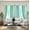 Mint, variant on Set of 2 Panels Noa Blackout Thermal lined Window Curtain Drapes With Grommets For Bedroom Mint Color 63" length