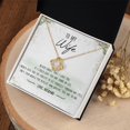 thumbnail image 2 of To My Wife Message Card - Love Knot Necklace - Message Card & Gift Box, 2 of 5
