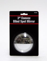 Wilmar W30C Stick-On Blind Spot Mirror, 3'