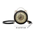 thumbnail image 2 of Clock Purse Handbag Crossbody Bag Gift Ladies Fashion Shoulder Bag for Women Black 25-26, 2 of 5